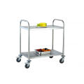 Round Tube Room Service Food Transport Cart Trolley